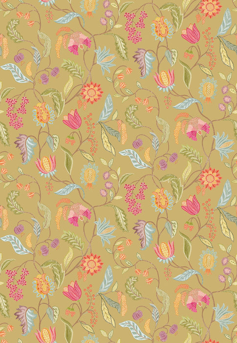 Osborne & Little Masino Metallic Gold Wallpaper Sample W8120-04
