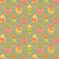 Osborne & Little Mysore Metallic Gold Wallpaper W8121-02