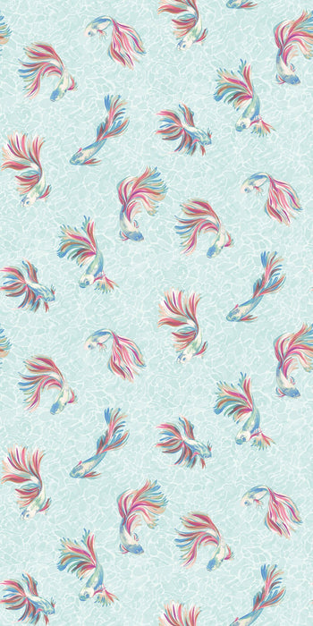 Osborne & Little Aquaria Mediterranean / Magenta Wallpaper W8123-03