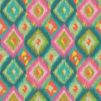 Osborne & Little Xanadu Teal / Pink Wallpaper W8124-01