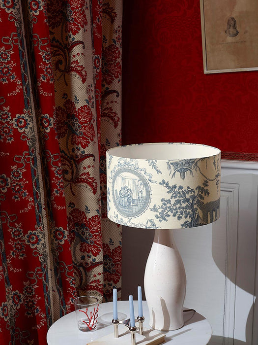 Braquenie Mariage De Figaro Corail Fabric Sample B7688003