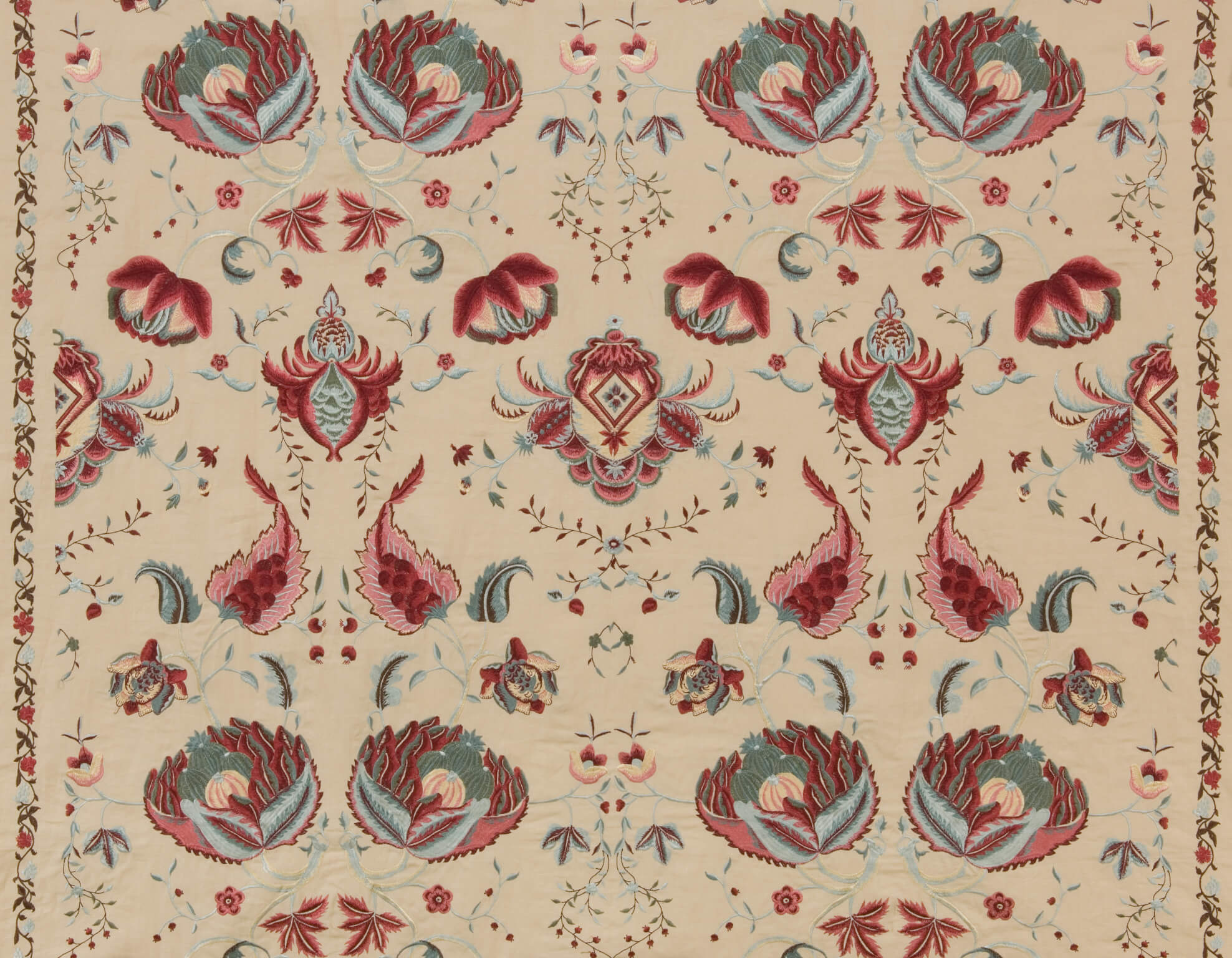 Braquenie Pondichery Broderie Multicolore Fabric B7574001