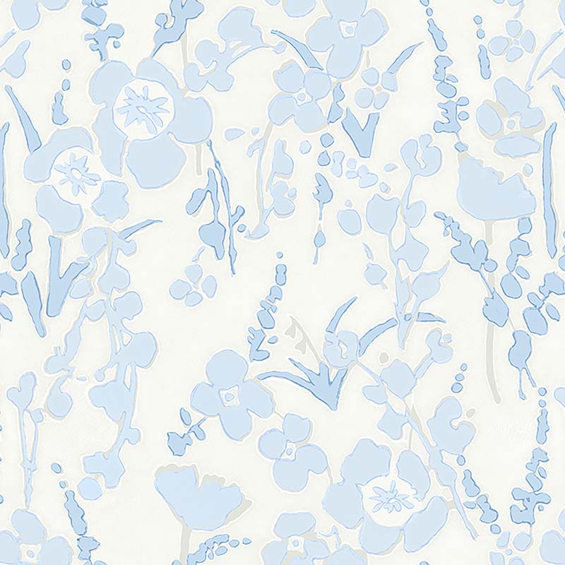 Galbraith & Paul Wildflower Morning Glory Wallpaper Sample