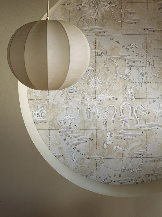 Pierre Frey Magellan Nuage Wallpaper Sample FP481004