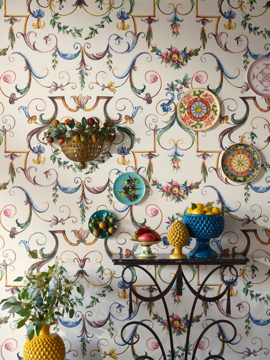 Pierre Frey Giardino Mediterranee Wallpaper Sample FP277001