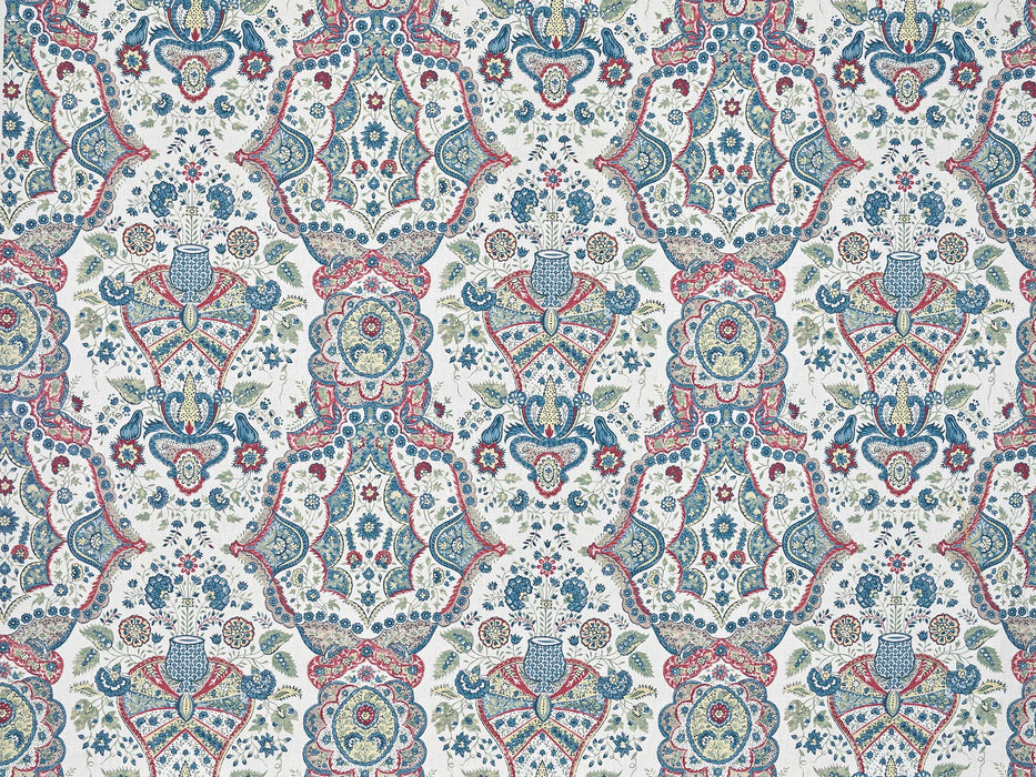 Braquenie Udaipur Bleu Garance Fabric Sample B7690003