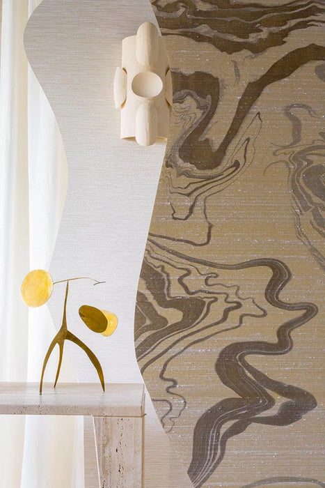 Pierre Frey Tyler Chantilly Wallpaper Sample FP024001