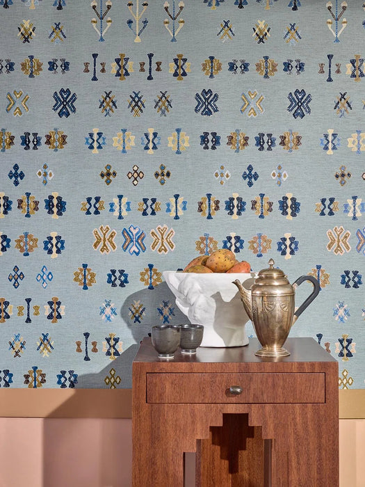 Pierre Frey Kasbah Mer Wallpaper FP158002