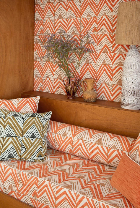 Le Manach Tchad Outdoor Terracotta Fabric Sample L3998002