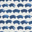 Pierre Frey Les Eventails Indigo Wallpaper FP048002