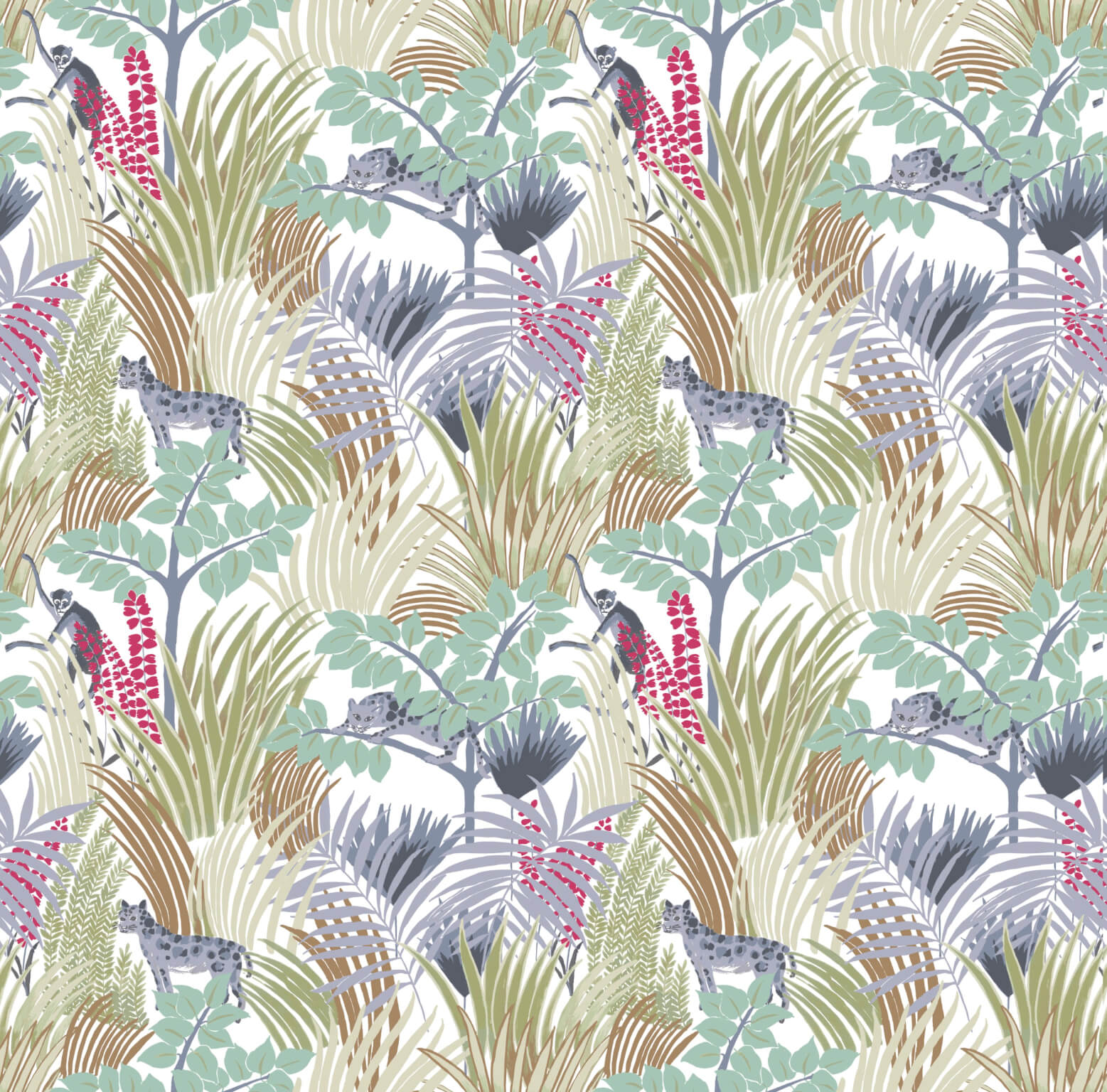 Pierre Frey Kipling Original Wallpaper Sample FP398001
