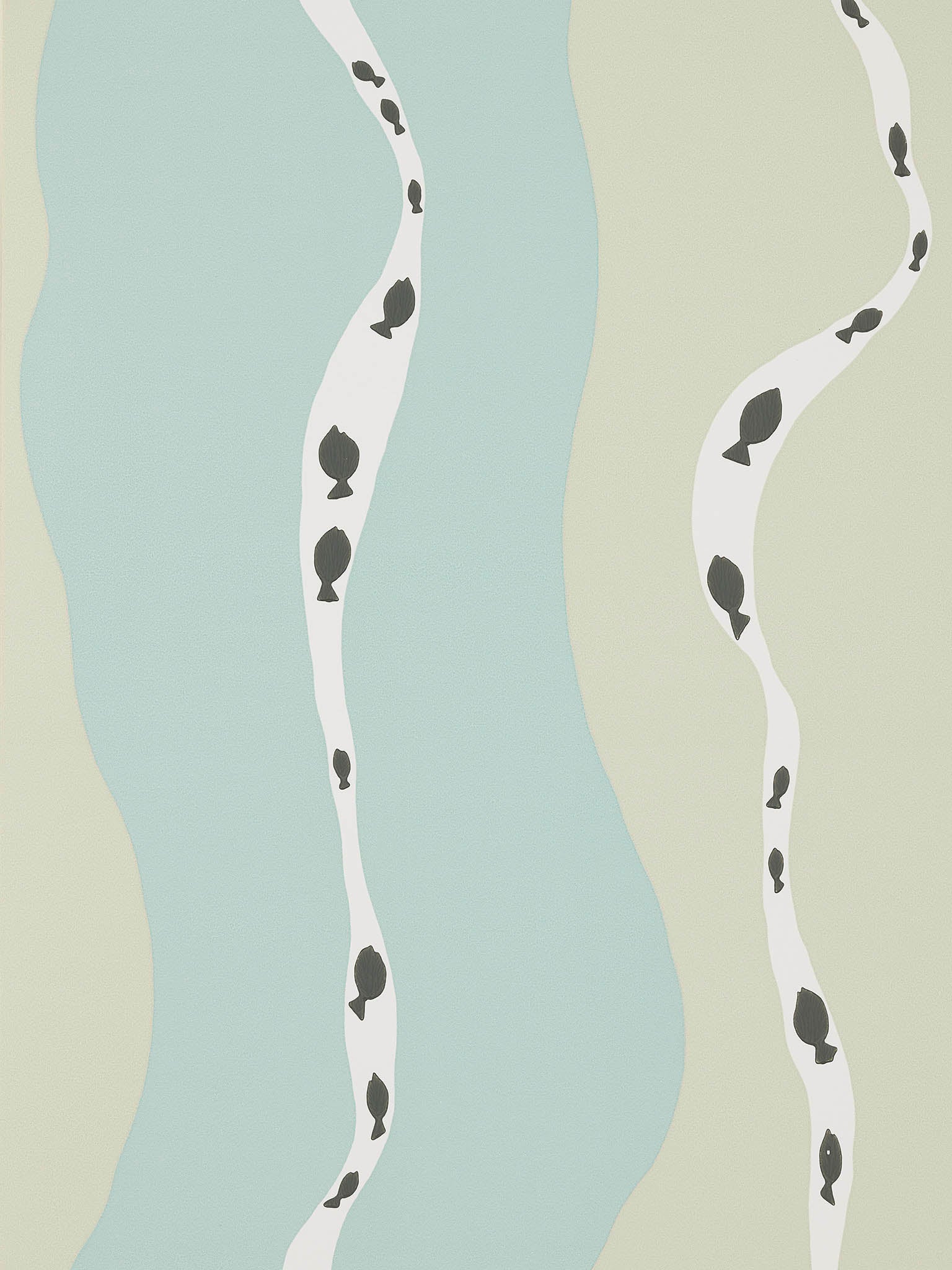 Pierre Frey Au Fil De L'Eau Opale Wallpaper Sample FP773001