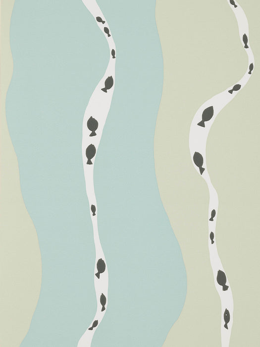 Pierre Frey Au Fil De L'Eau Opale Wallpaper Sample FP773001