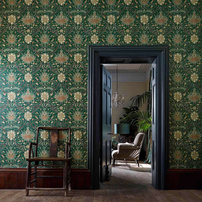 Morris & Co Montreal Grey/Charcoal 216433 Wallpaper DMA4216433