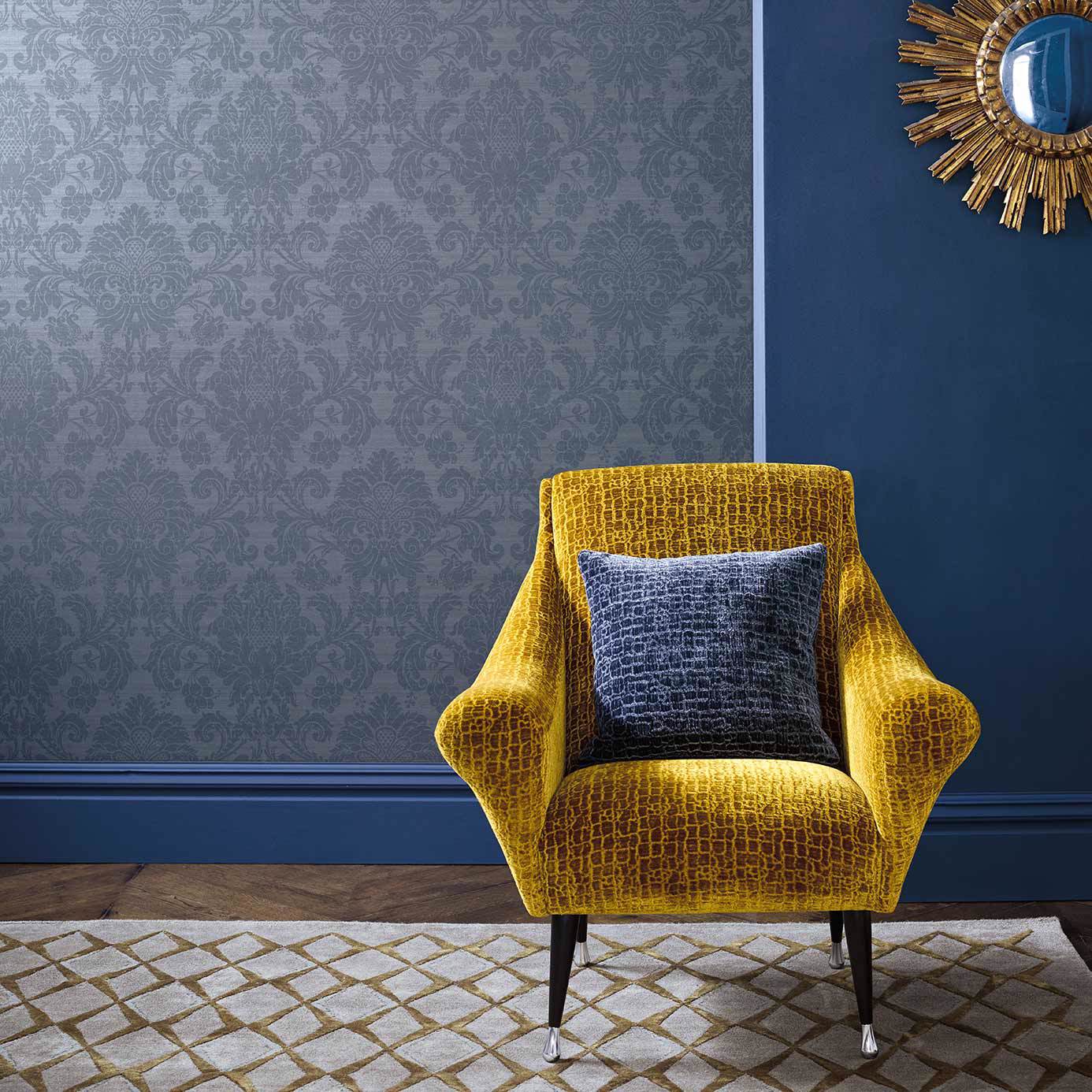 Zoffany Crivelli Como Blue 312683 Wallpaper ZPAL312683