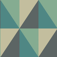 Cole & Son Apex Grand Teal Wallpaper 105/10045.CS.0