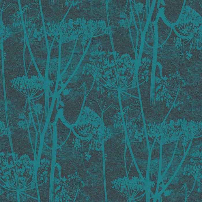 Cole & Son Cow Parsley Teal Wallpaper 112/8030.CS.0