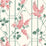 Cole & Son Wisteria Coral/Sage/Parch Wallpaper 115/5012.CS.0
