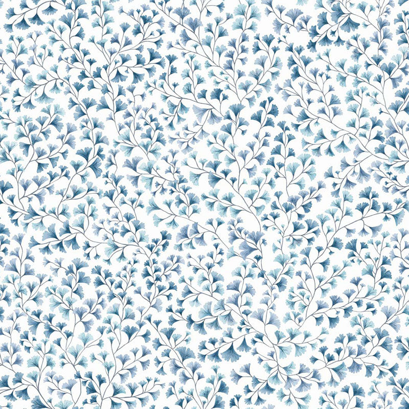 Cole & Son Maidenhair China Blue Wallpaper 115/6019.CS.0