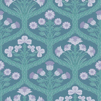 Cole & Son Floral Kingdom Lilac/Teal Wallpaper 116/3011.CS.0