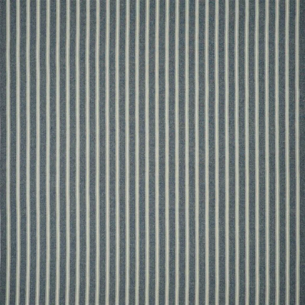 Ralph Lauren Amelot Ticking Indigo Fabric FRL5009/03