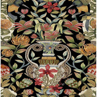 Cole & Son Protea Garden Olv&Rg/Blck Wallpaper 119/10044.CS.0