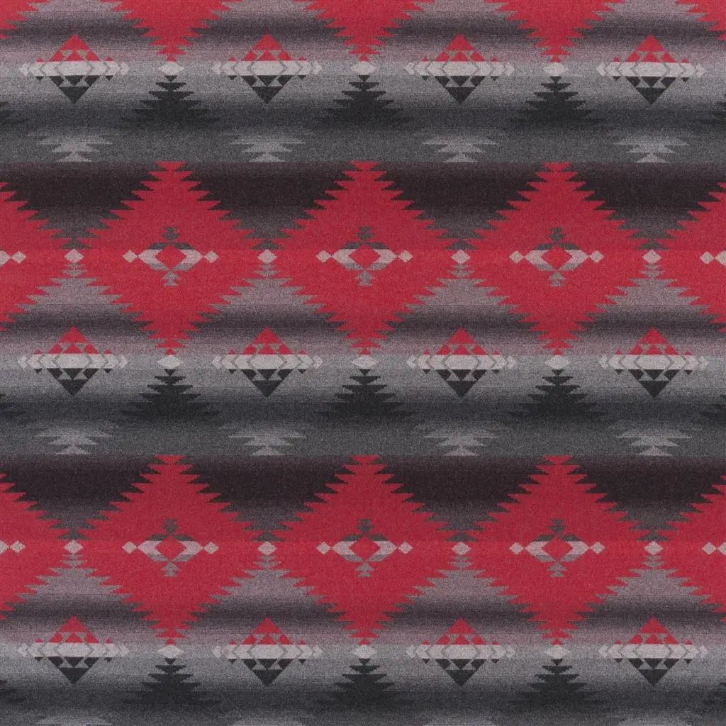 Ralph Lauren Red Rock Blanket Cochineal Red Fabric FRL5144/02