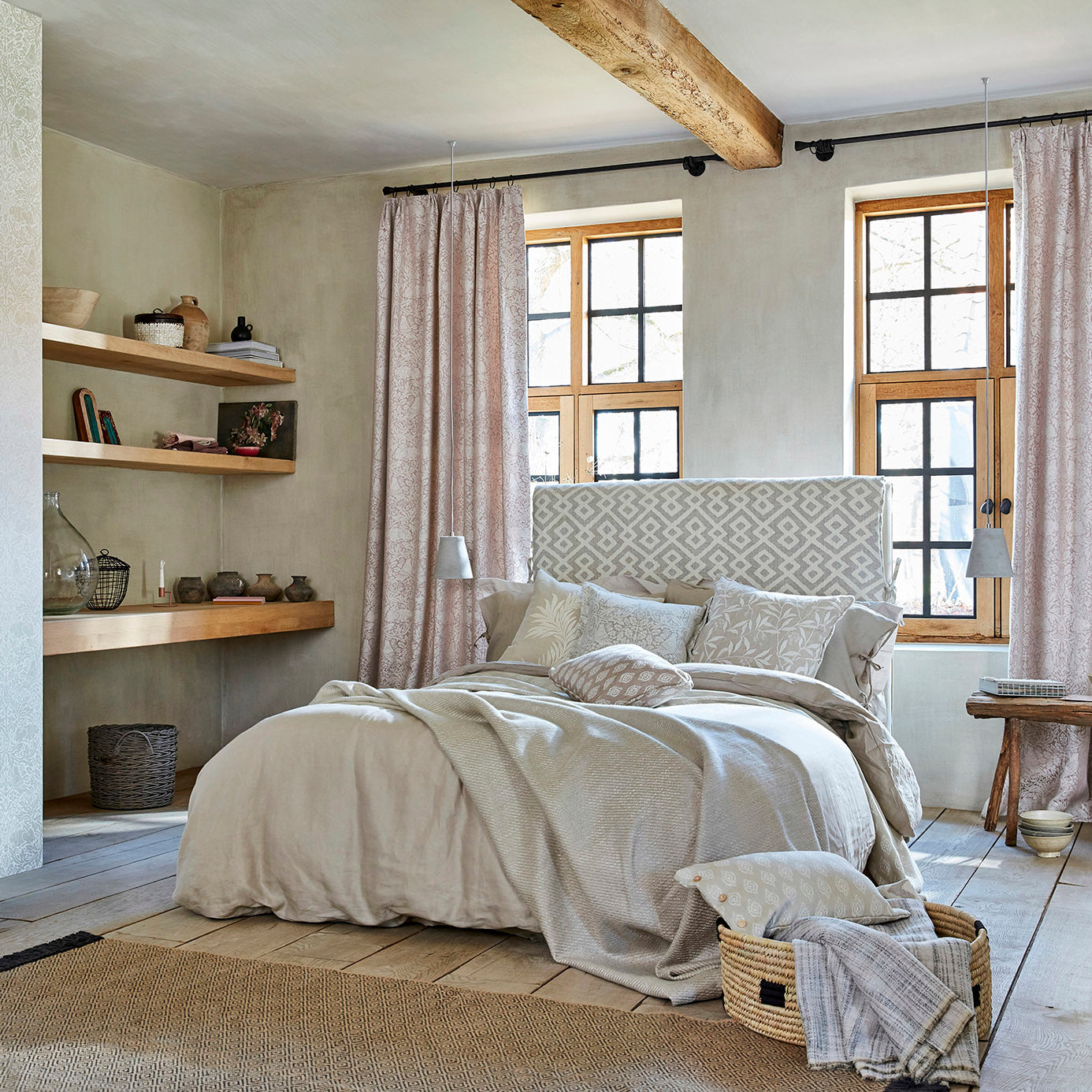 Morris & Co Pure Brer Rabbit Weave Linen DMPN236629 Fabric | 40% Off ...