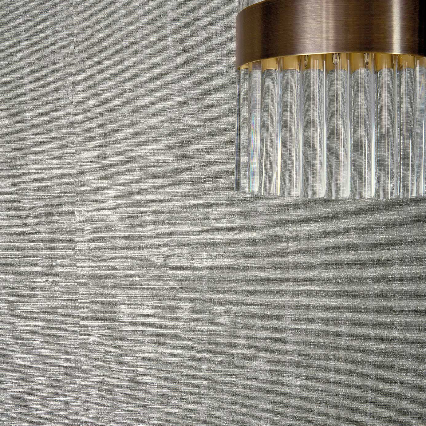Zoffany Watered Silk Bone Black 312911 Wallpaper ZRHW312911
