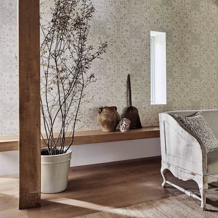 Morris & Co Pure Net Ceiling Gilver/Copper 216041 Wallpaper DMPU216041