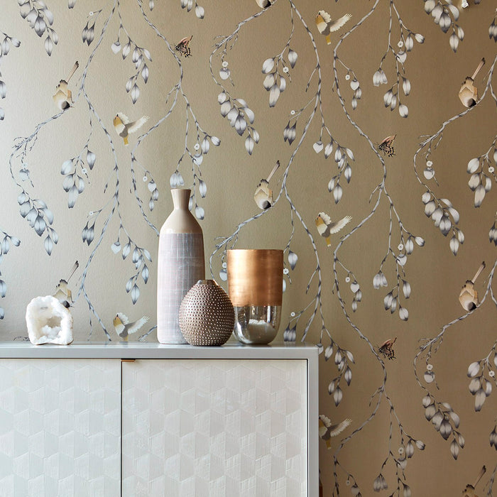 Harlequin Iyanu Blush/Ochre 111768 Wallpaper HZAP111768
