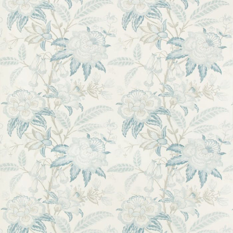 Lee Jofa Davenport Print Frost Blue Fabric 2017164.115.0
