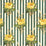 Lee Jofa Melba Flower Stripe Yello Fabric 2020144.403.0