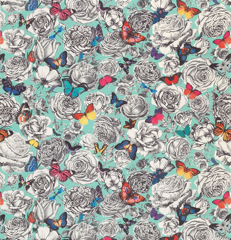 Osborne & Little Butterfly Garden 2 Fabric F6885-02