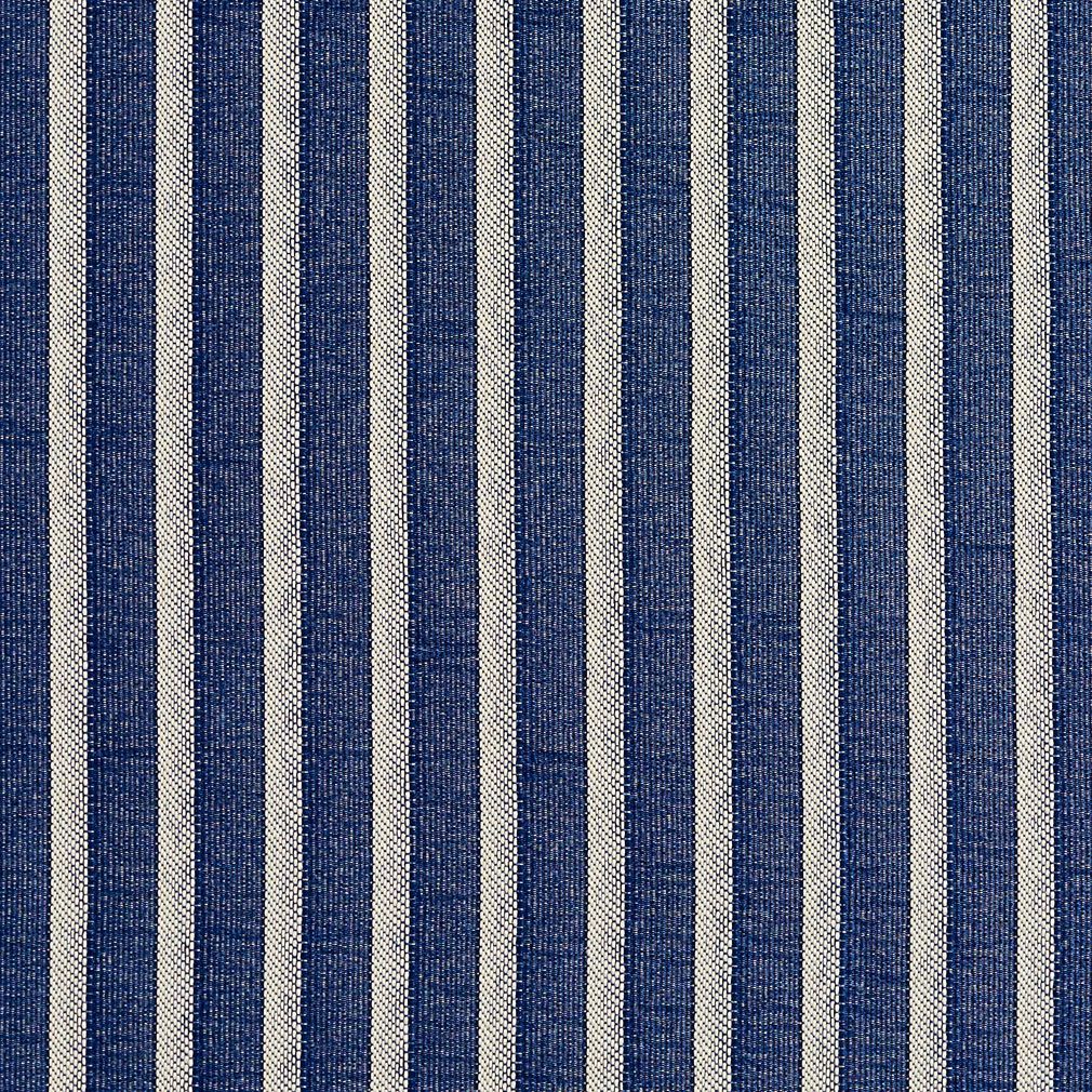 Charlotte Wedgewood/stripe Fabric Sample 2609