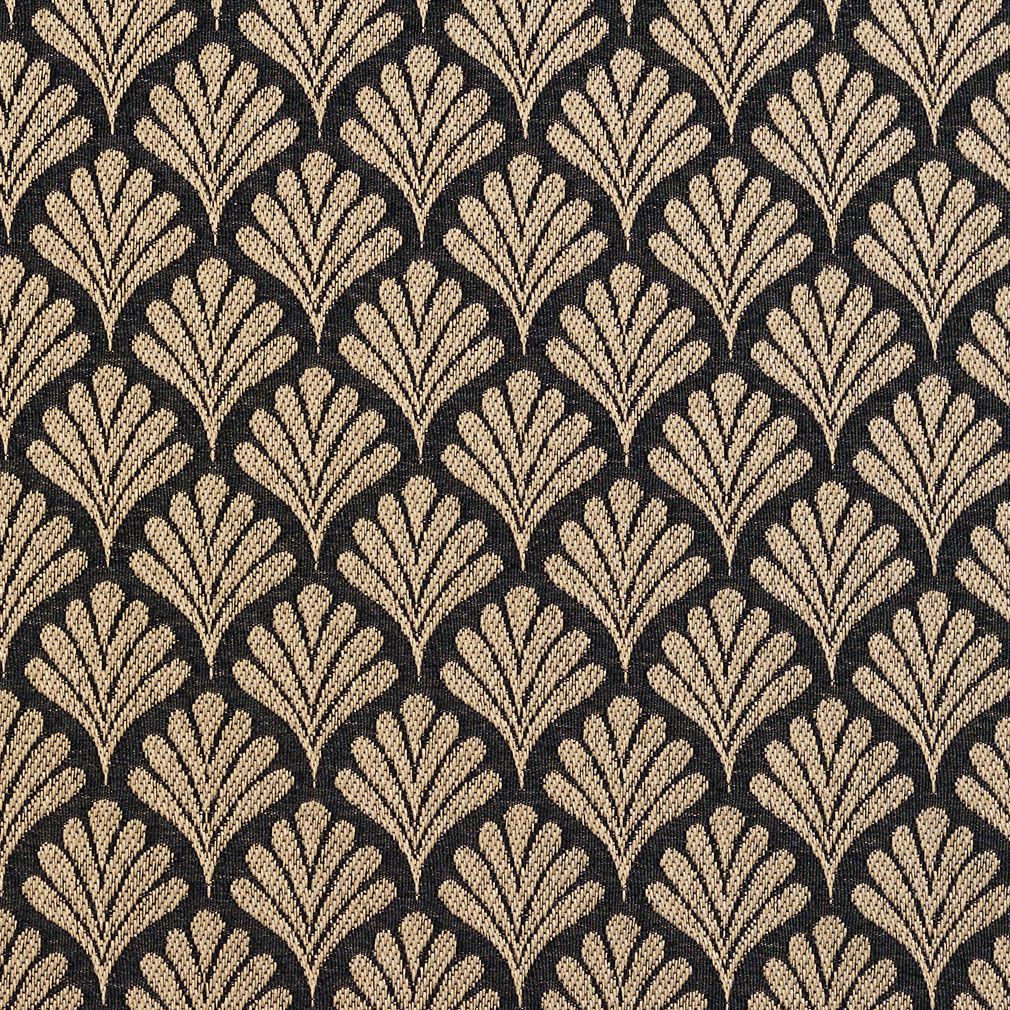 Charlotte Onyx/fan Fabric Sample 2660