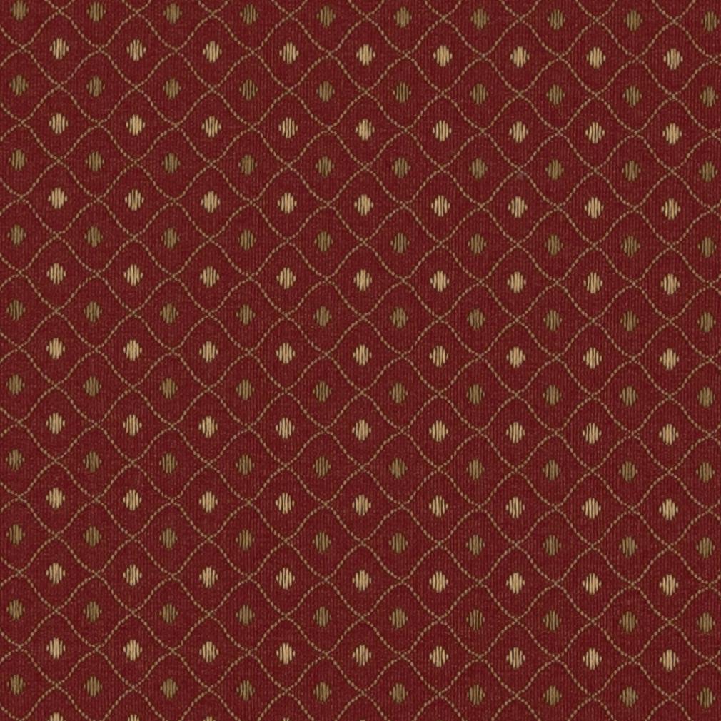 Charlotte Crimson Fabric Sample 3670