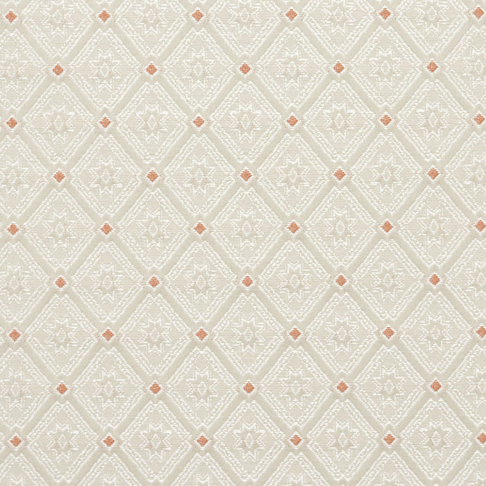 Charlotte Coral Diamond Fabric Sample 4139