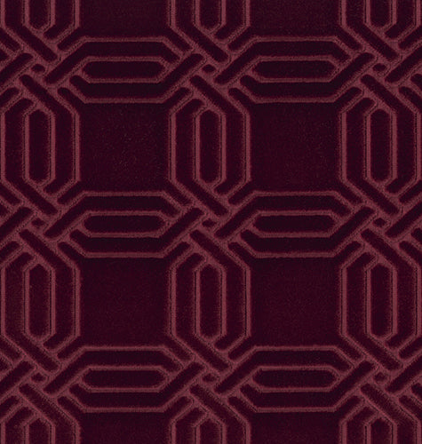 Brentano Interlock Wine Fabric 4232-09
