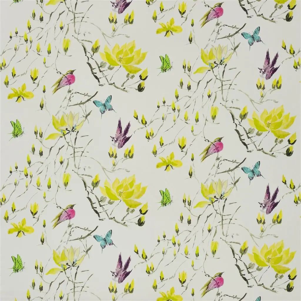 Designers Guild Madame Butterfly Ii 1 Fabric FDG2365-01