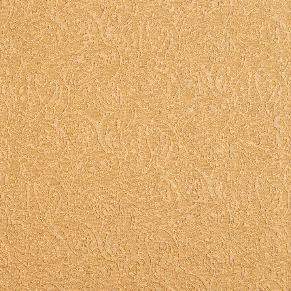 Charlotte Gold/paisley Fabric Sample 5577
