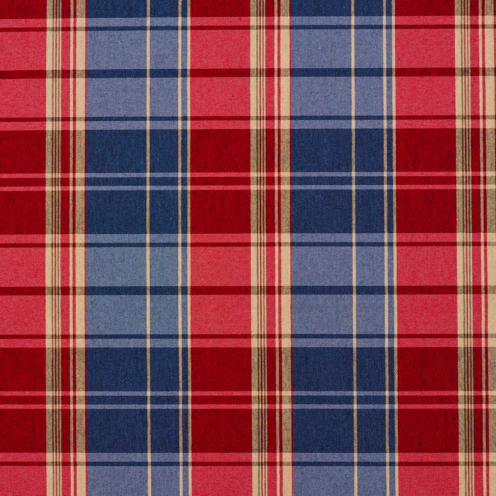 Charlotte Patriot Plaid Fabric Sample 5804