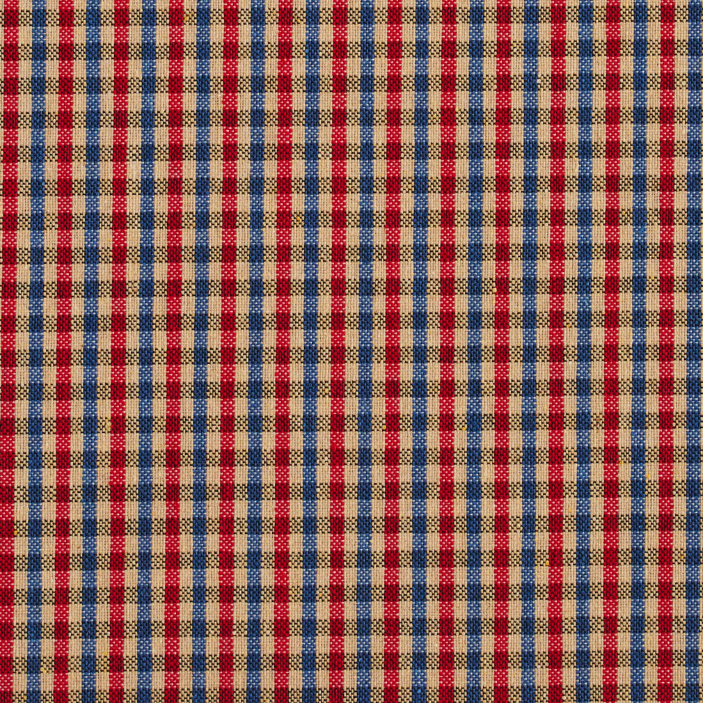 Charlotte Patriot Check Fabric Sample 5814