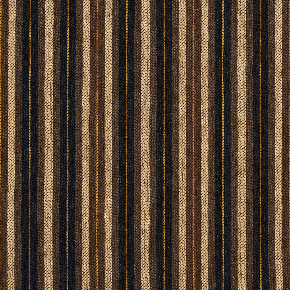 Charlotte Espresso Stripe Fabric Sample 5827