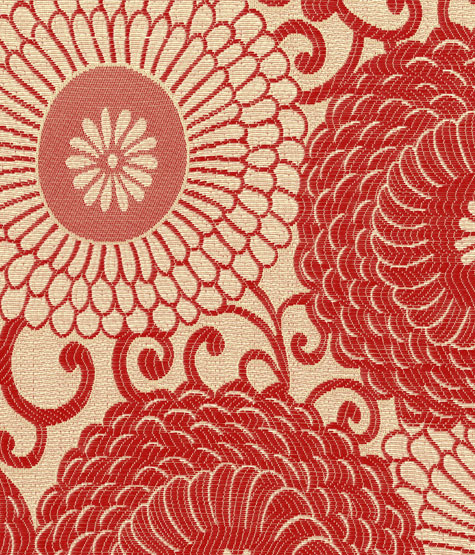 Brentano Zinnia Peppermint Stick Fabric 6105-06