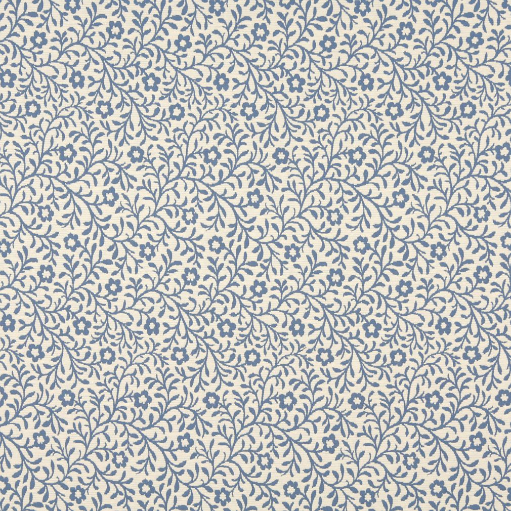 Charlotte Wedgewood Trellis Fabric 6423