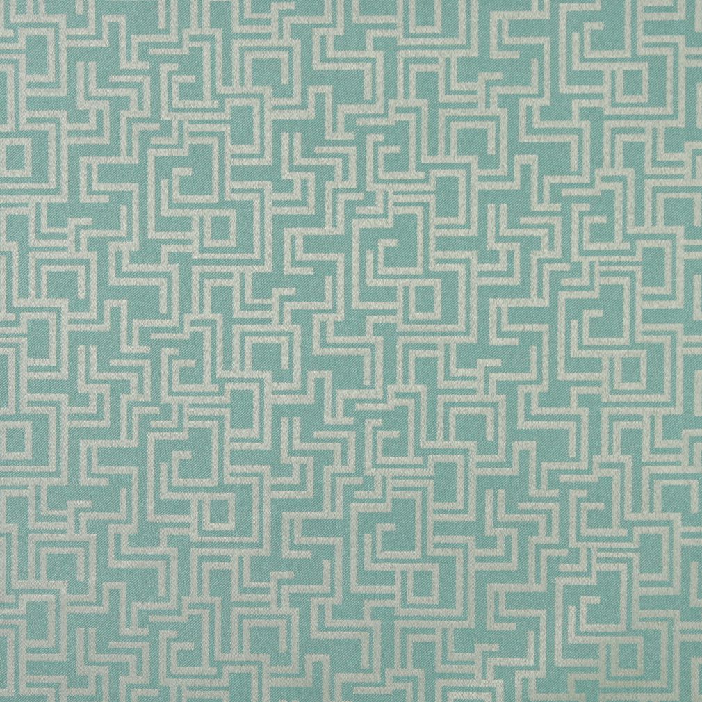Charlotte Lagoon/geometric Fabric Sample 6636