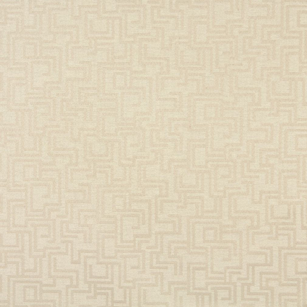 Charlotte Ivory/geometric Fabric Sample 6637