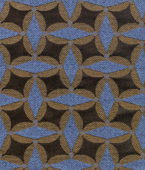 Brentano Kaleidoscope Cobalt Shard Fabric 6707-08