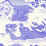 China Seas Tableau Ii Periwinkle Fabric 7250-06